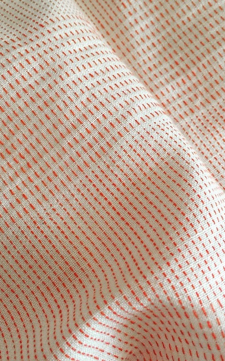 Layered Cowl Neck Top | White & Valiant Poppy brilliant-white-and-valiant-poppy