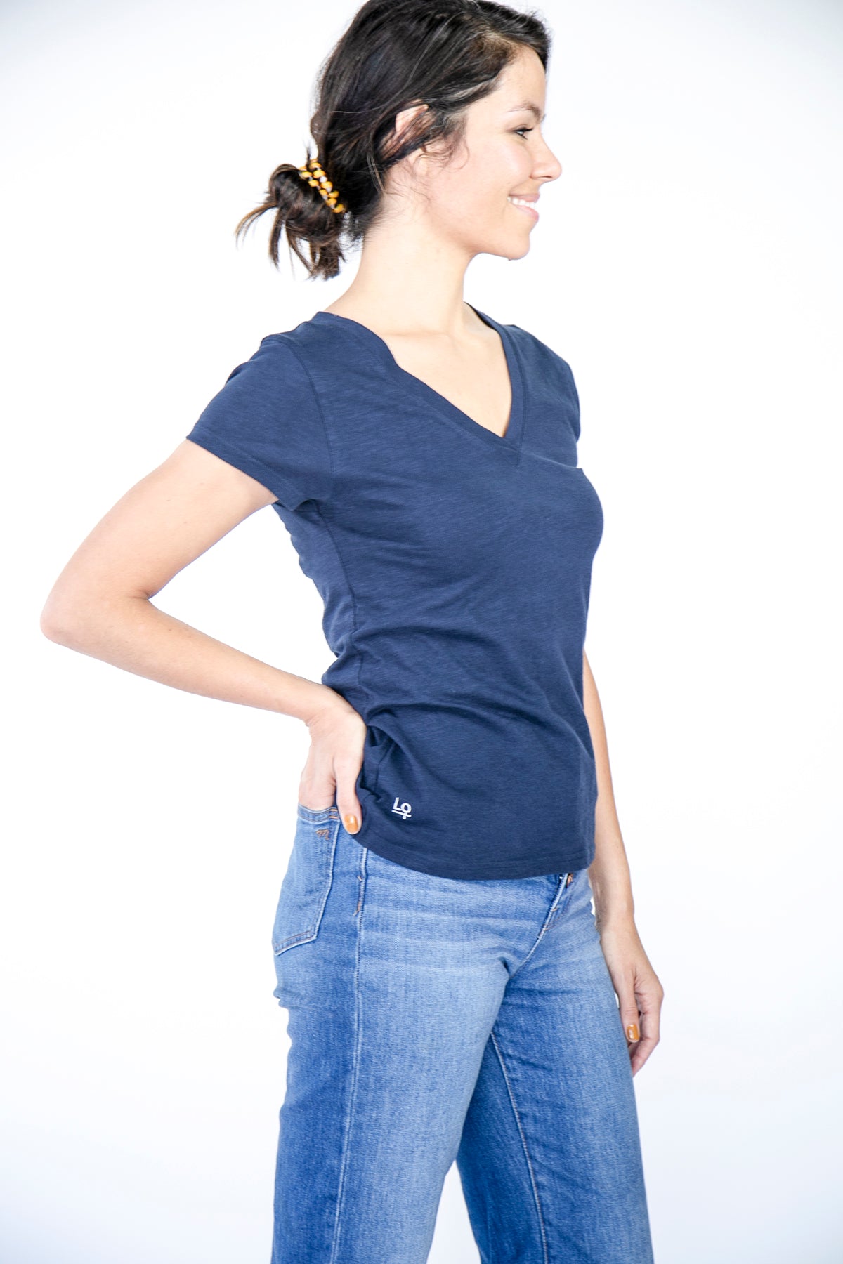 Classic V-Neck T-Shirt | Saragasso Sea saragasso-sea