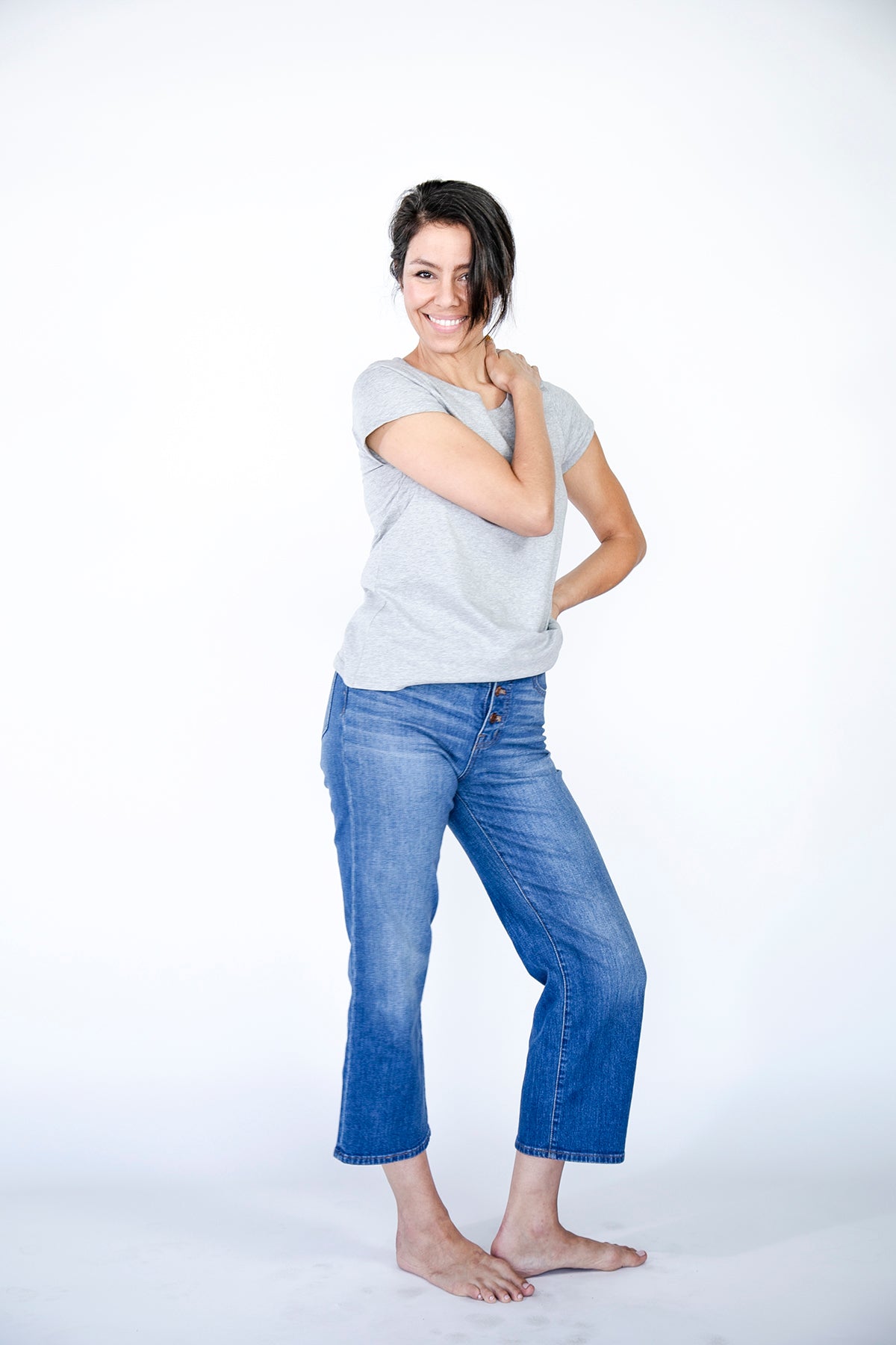 High Scoop T-Shirt | Saragasso Sea harbour-mist