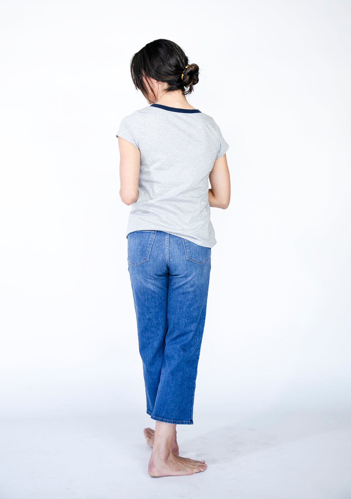 High Scoop T-Shirt | Brilliant White harbour-mist-and-saragasso-sea