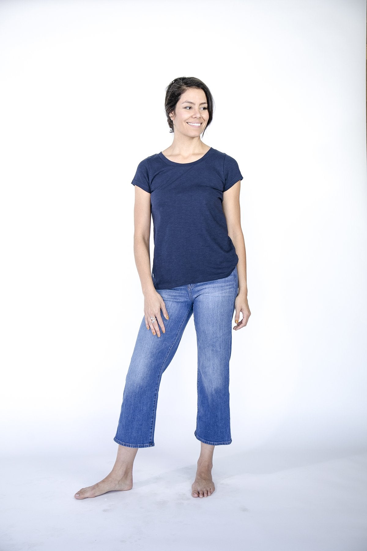 High Scoop T-Shirt | Harbour Mist saragasso-sea