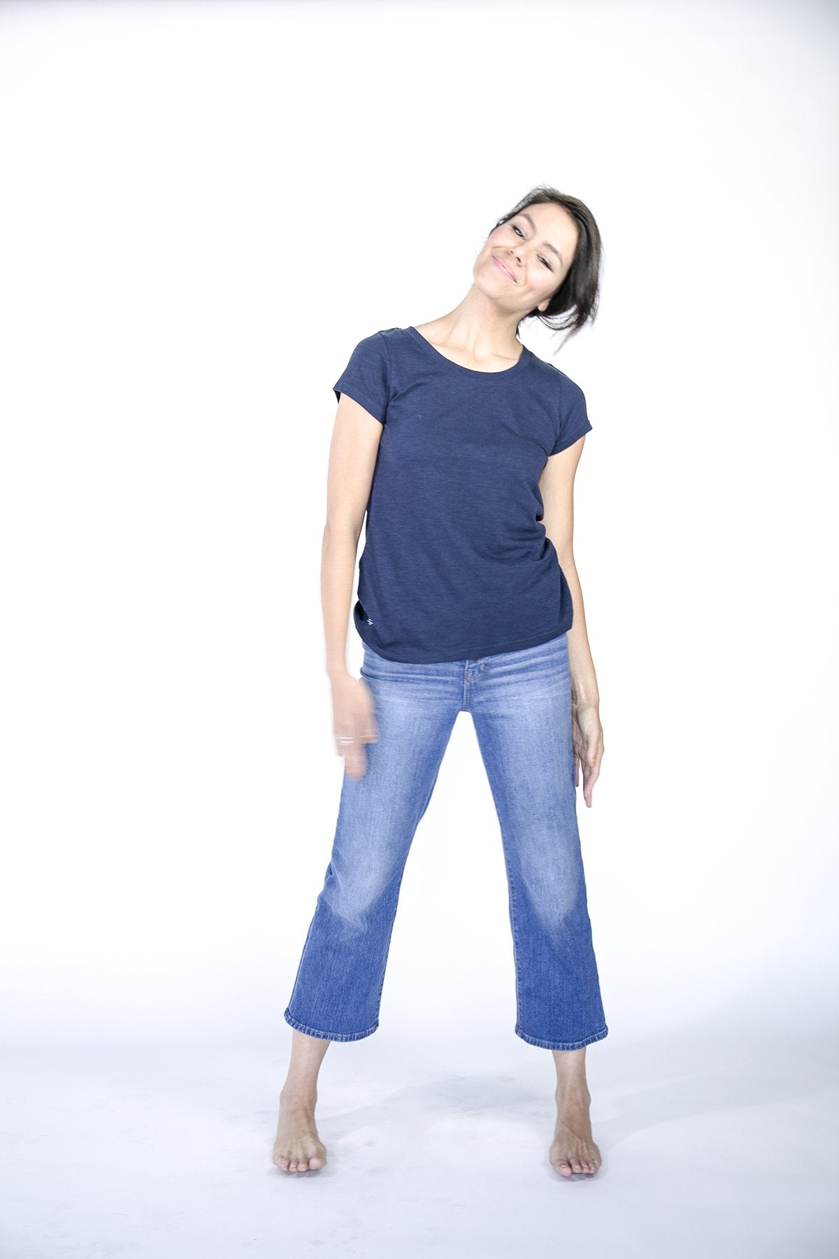 High Scoop T-Shirt | Harbour Mist saragasso-sea