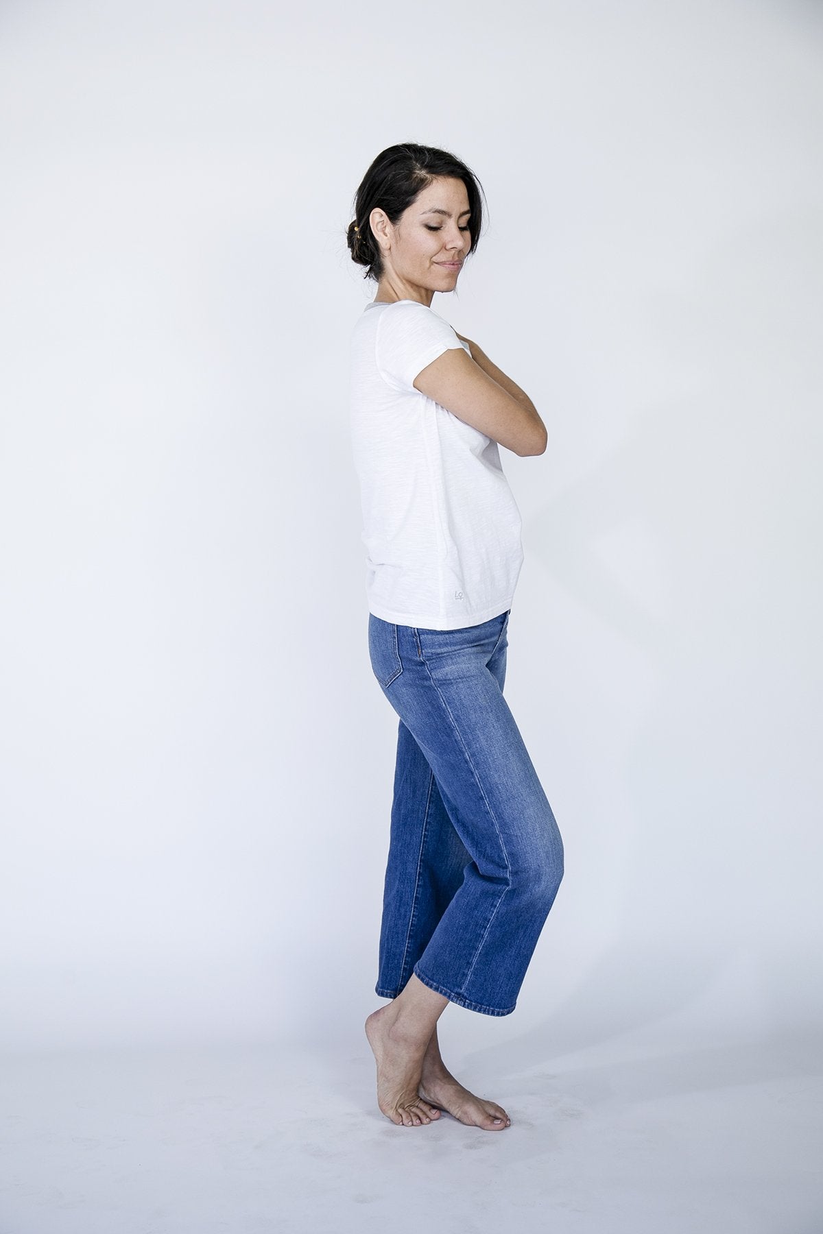 High Scoop T-Shirt | Saragasso Sea brilliant-white-and-harbour-mist